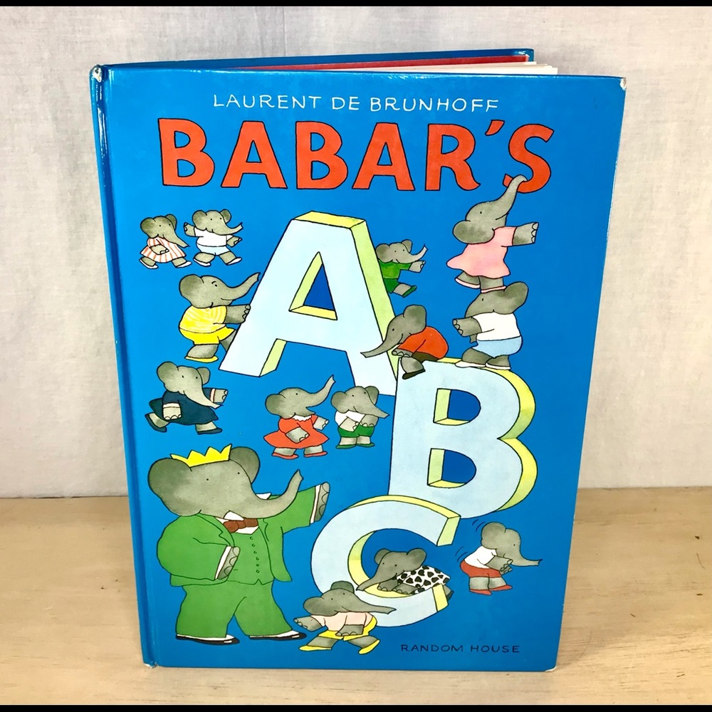 Babar's ABC By Laurent De Brunhoff Alphabet Picture Book From Random House